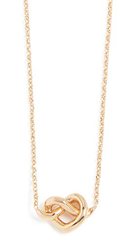 Kate Spade New York Women's Loves Me Knot Mini Pendant Necklace, Gold, One Size