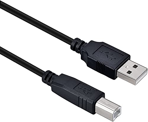 Guy-Tech USB 2.0 Data Cable for M-Audio Sono 61 88 Piano Keyboar M-Audio KeyRig 25-Key 49-Key MIDI Controller Keyboard M-Audio MAUDIO Audiophile USB/MIDI Audio Interface Duo USB A/D Converter