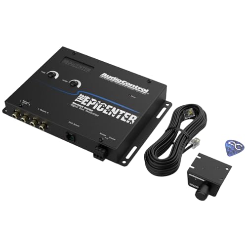 AudioControl Epicenter Digital Bass Control Processor, Car Audio Enhancer with Wired Remote Control (Black)