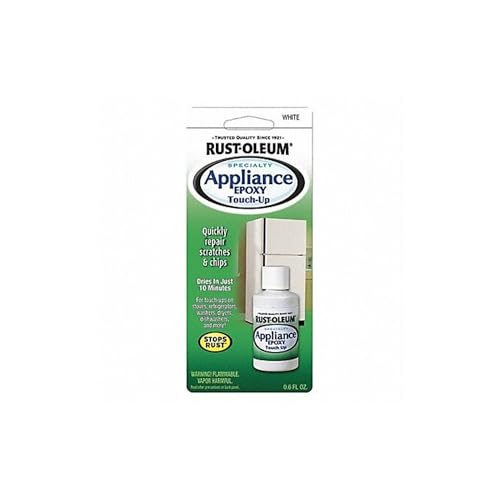 Rust-Oleum 203000 Specialty Appliance Touch Up Paint, 0.6 Ounce, White