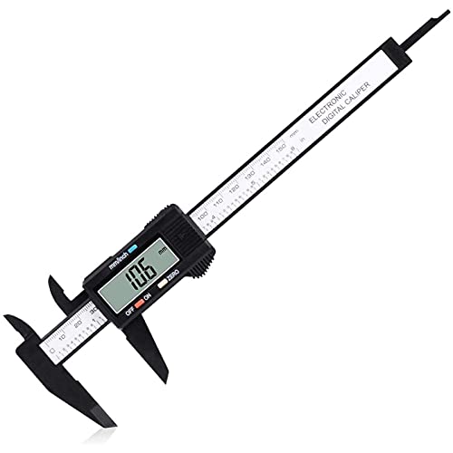 Digital Caliper, Adoric 0-6' Calipers Measuring Tool - Electronic Micrometer Caliper with Large LCD Screen, Auto-off Feature, Inch and Millimeter Conversion