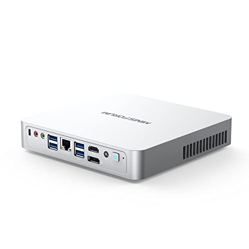 MINISFORUM EliteMini TH80, Mini PC Intel Core i7-11800H, 32GB RAM, SSD PCIe 512GB, Wi-Fi 6E/Bluetooth 5.2, USB-C, HDMI, DisplayPort, RJ45 2.5G, Slot PCIe 4.0, 5X USB Port, DC 19V