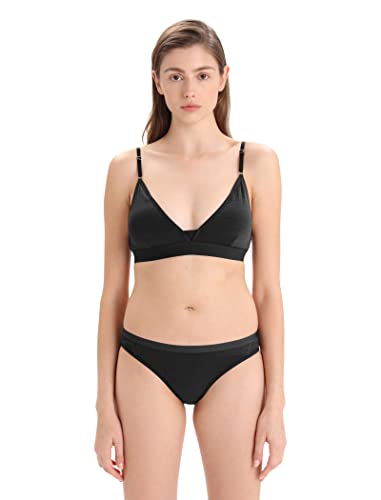 Icebreaker Merino Women's Siren Bra, Black, X-Large