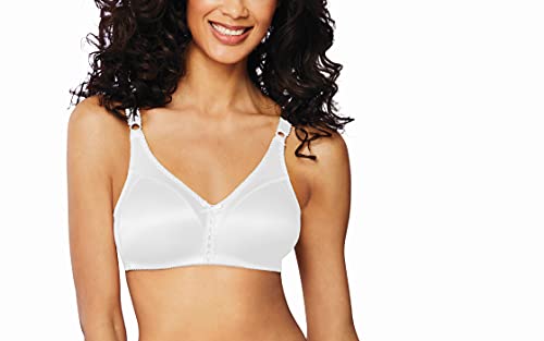 Bali Women's Woman's Double Support Wire-Free Bra, White,44C