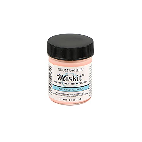 Grumbacher Miskit Liquid Watercolor Frisket, 35ml/1.2 oz