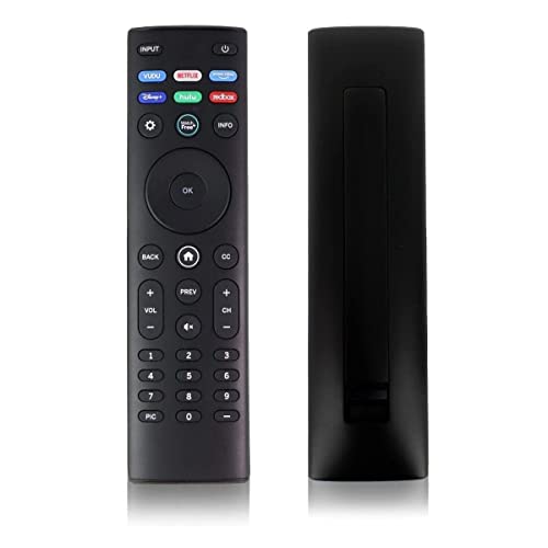 Universal Remote Control for VIZIO XRT140 Replacement Remote fits All VIZIO LED LCD HD 4K UHD HDR Smart TVs Compatible w/All VIZIO V/M/D/P/PX/E/OLED Series w/Disney+/Hulu/Redbox