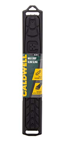 Caldwell Max Grip Slim Sling with Sling Swivel Studs and Adjustable Overmolded Strap for Shooting, Hunting and Range,Black
