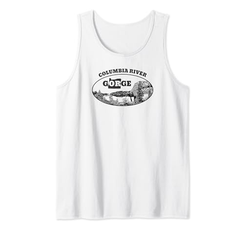 Columbia River Gorge Oregon Outdoor Adventure Hiker Gear PNW Tank Top