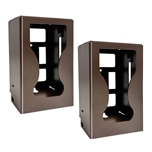 BLAZEVIDEO 2-Pack Trail Camera Protect Box Game Game Cam Safe Security Case Model A323 A252 A262 SL112 Cameras, Meidase S3, S3 pro, P40 P50 and GardePro A3 A3S