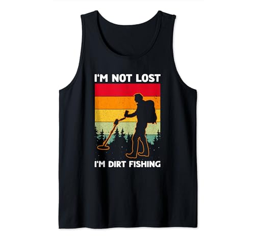 Magnet Fisher Tools Metal Detectorist Essentials Dirt Fisher Tank Top