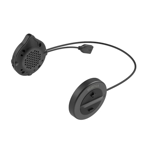 Sena Snowtalk 2 - Universal Bluetooth Headset for Snow Helmets with Built-In Wireless Intercom, Black