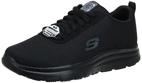 Skechers Men's Flex Advantage Bendon Work Shoe, Black, 9