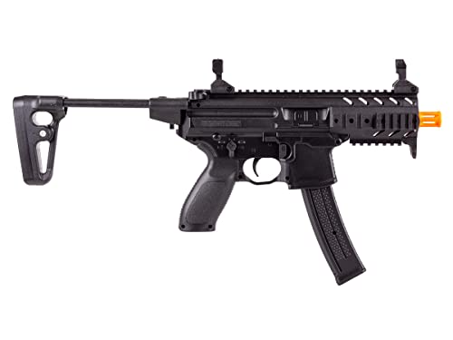 SIG SAUER SIG1 MPX Spring Operated Single-Shot Airsoft Rifle, Molded Polymer Construction for Enhanced Durability | Velocities up to 300 FPS (AIR-S1-MPX-S)