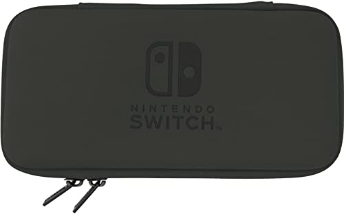 Nintendo Switch Lite Slim Tough Pouch (Black) By HORI - Officially Licensed By Nintendo