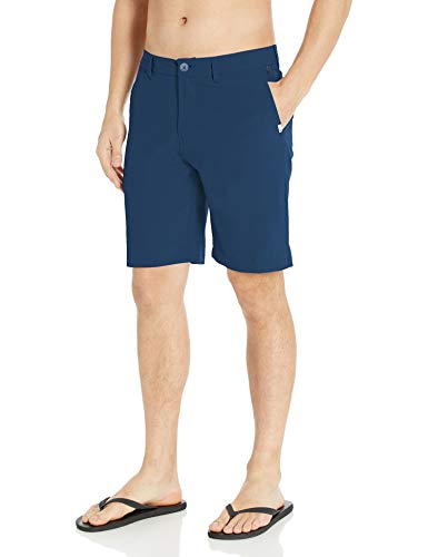 Quiksilver Men's Union Amphibian Hybrid 20 INCH Outseam Water Friendly Short, Navy Blazer, 34