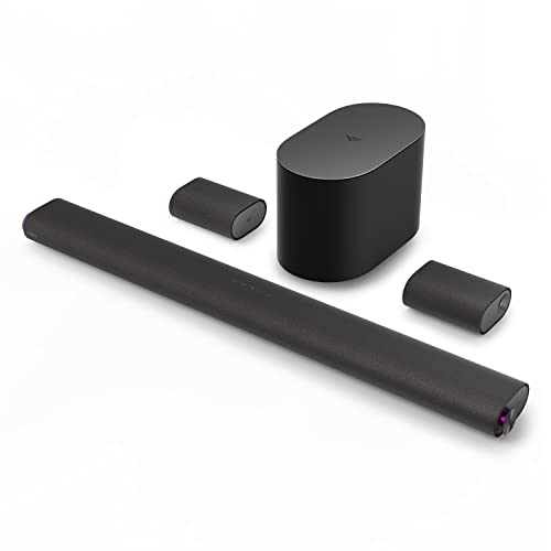 VIZIO 5.1.2 Elevate Sound Bar with Dolby Atmos, 13 Speakers, Wireless Subwoofer, Alexa - 2023 Model, Black