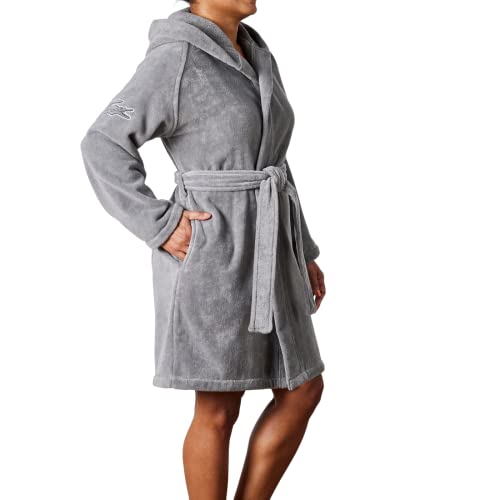 Lacoste Fairplay Robe, 100% Cotton, 34'L, Meteorite