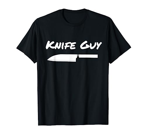 Knife Guy Chefs Kitchen Cooking Knives Chopping Santoku Cook T-Shirt