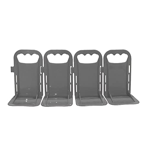 Car Trunk Organizer Grey- YUST01G Super Pack Cargo organizer with Stickers Connectable Holder for Cargo Carpet Holds Groceries Paint Tins (4)