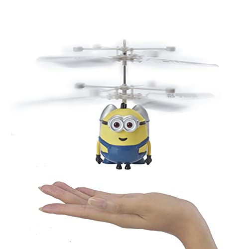 WOW! PODS Minions: Rise Of Gru - Otto Jetpack RC Flying Ball, Interactive Mini Remote Controlled Helicopter Toy for Kids Ages 4+