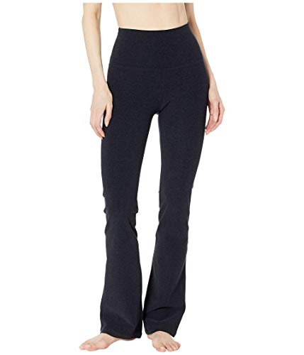 Beyond Yoga Women's High Waisted Practice Pants, Darkest Night, Black, L