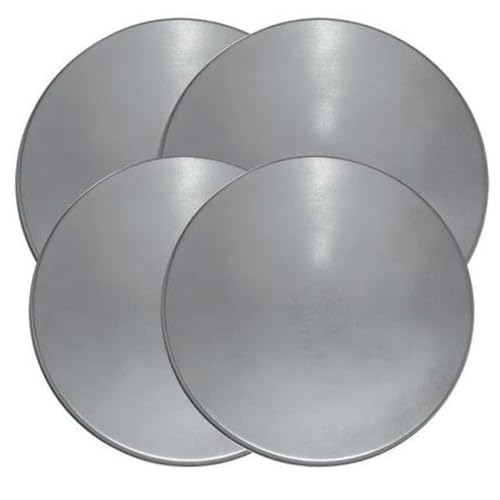 Range Kleen 550 Stainless Steel Round Burner Kovers, Set of 4