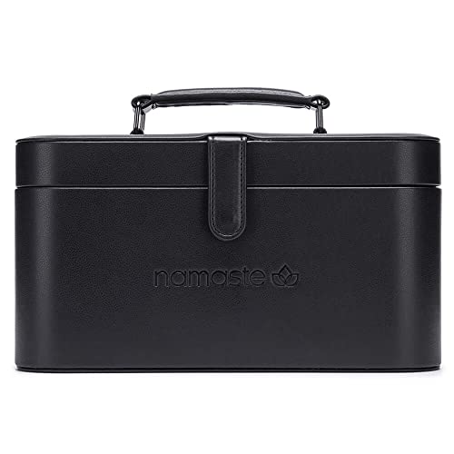 Namaste Train Case, One Size, Black