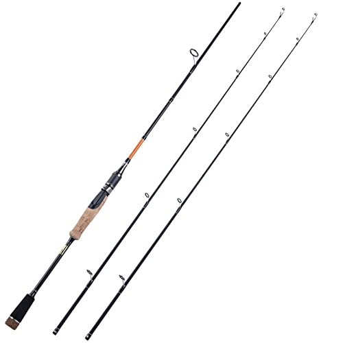 Goture Fishing Rod - 24T Carbon Sensitive Spinning Rod with Twin-Tip, Medium and Medium Heavy Spinning Rod Bass Fishing Pole for Saltwater & Freshwater, 2pcs