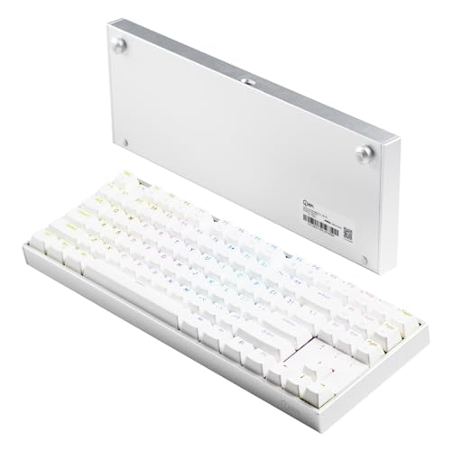 IROK AL87Pro Aluminum CNC Frame, Bluetooth/USB/2.4G, Wireless RGB Mechanical Keyboard, 80% TKL Gaming Keyboard, Hot Swappable Switch Customizable Backlit for Windows Mac Gamers