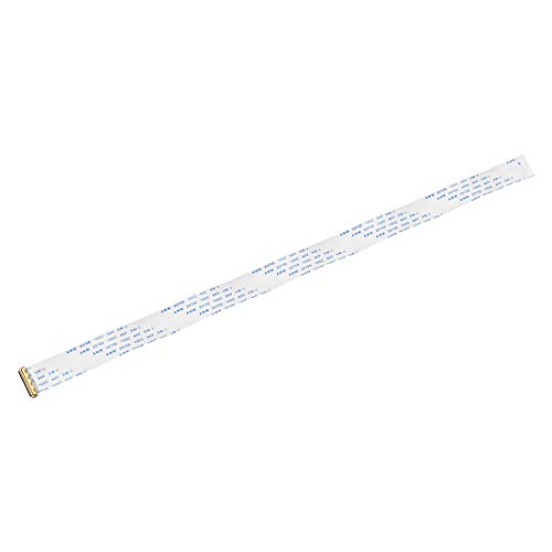 uxcell Flexible Flat Cable, 30 Pins 0.5mm Pitch 400mm FPC FFC Flexible Ribbon Cable for LCD TV DVD Player Laptop (A Type)