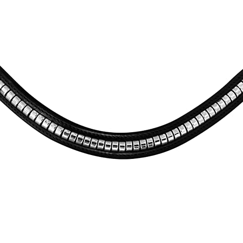 Lumiere Equestrian Melodie Clincher browband Black Cob