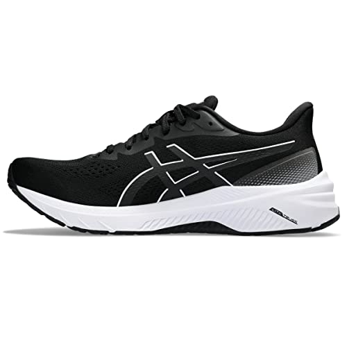 ASICS Men's GT-1000 12 Running Shoes, 12, Black/White