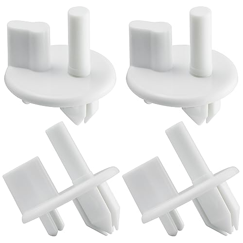 4 Pack 241993101 Crisper Shelf Cover Support Refrigerator Shelf Support Replacement Part Compatible with Frigidaire Refrigerators Replaces for 1513081 240350802 AP4393090 AH2358879 PS2358879