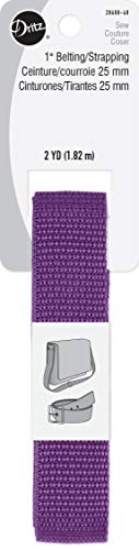 Dritz 28608-40 1' Polypro, Purple Belting for Straps and Handles