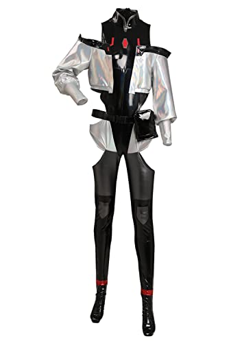 Alleyon Lucy Cosplay Netrunner Costume Anime Outfit Womens Suit Set for Halloween Party
