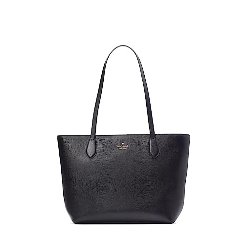 kate spade handbag for women Leila shoulder bag tote bag in leather, Black