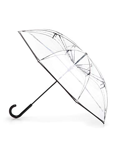 Totes InBrella - Reverse Close Umbrella with Invisible Water Repellent Coating - Auto Close, Inverted, Dripless, and Stormproof for Rainy Weather