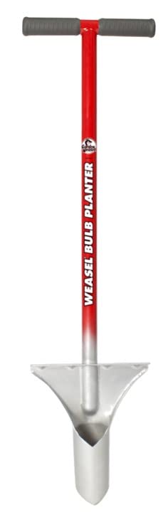 Garden Weasel Bulb Planter 91350 - Multi-Purpose Bulb Planter Tool for Tulip Bulbs - Seed Planter Tool - Grass Plugger Tool - Weather and Rust Resistant - Carbon Steel