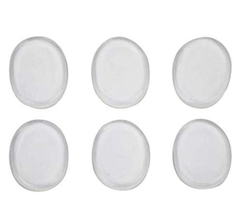 6 Sheet 36PCS Round Silicone Gel Blister Shoe Pads Soft Self Adhesive Spot Pad Insert Stickers for Foot Pain Heel Bunions Corns Calluses(Value Pack)