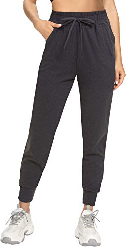 FULLSOFT Sweatpants for Women-Womens Joggers with Pockets Lounge Pants for Yoga Workout Running (Ebony, X-Large)