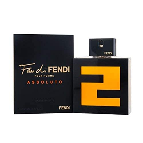 FanDi Fendi Assoluto Eau de Toilette Splash For Men, 3.4 Ounce