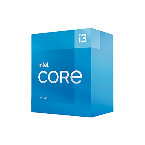 Intel Core i3-10100 Desktop Processor 4 Cores up to 4.3 GHz LGA1200 (Intel 400 Series Chipset) 65W, Model Number: BX8070110100