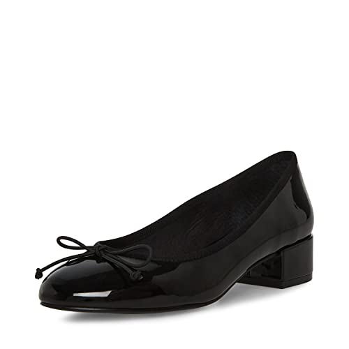 Steve Madden Women's Cherish Pump, Black Patent, 8