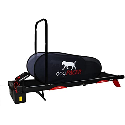 DogPACER 94697 4.0 Full Size Dog Pacer Treadmill, Black
