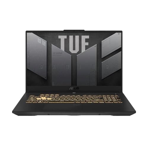 ASUS TUF Gaming F17 (2023) Gaming Laptop, 17.3” FHD 144Hz Display, GeForce RTX 3050, Intel Core i5-12500H, 16GB DDR4, 512GB PCIe SSD, Wi-Fi 6, Windows 11, FX707ZC-ES53,Mecha Gray
