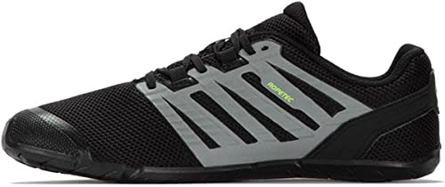 Inov-8 Men's Bare-XF 210 V3 - Minimal Barefoot Cross Training Shoes - Black/Grey/Green - 10.5