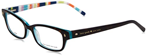 Eyeglasses Kate Spade Lucyann 0X77 Tortoise Aqua Striped