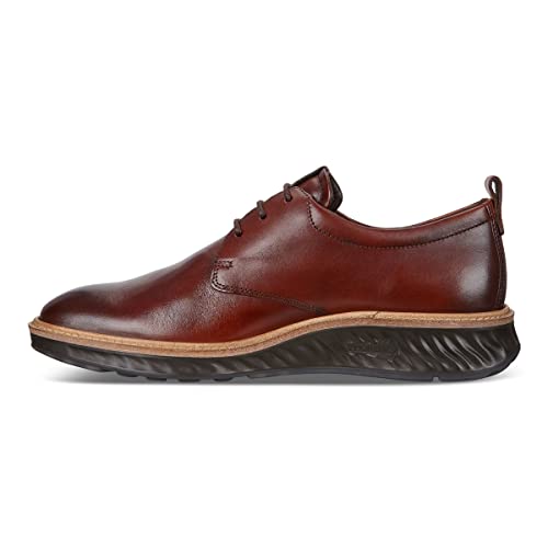 ECCO mens St.1 Hybrid Plain Toe Oxford, Cognac, 6-6.5 US