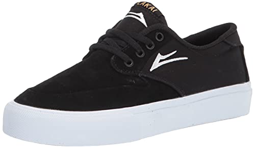 Lakai Men's Riley 3 Skate Shoe, Black Suede, 11