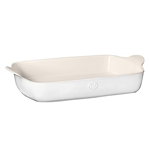 Emile Henry 17.75' x 11' / 5qt Extra Large Baker-Modern Classics Collection rectangular baking dish, Sugar
